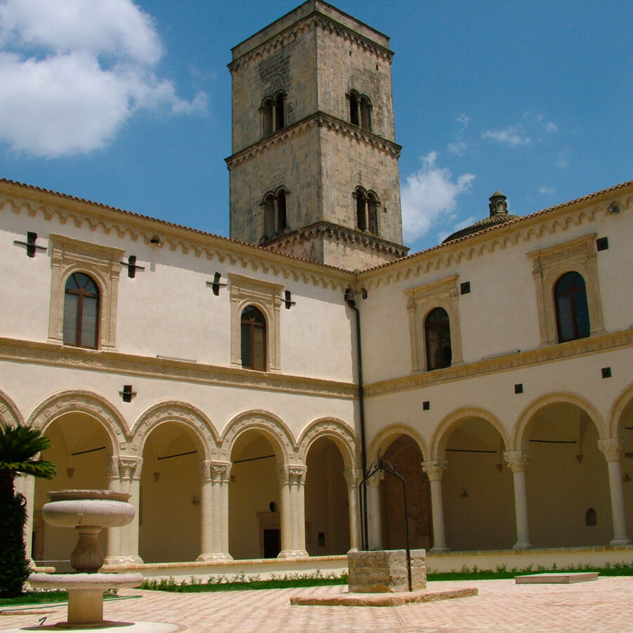 Montescaglioso Borghi Basilicata Turistica Abbazia-S.-MICHELE--Biblioteca