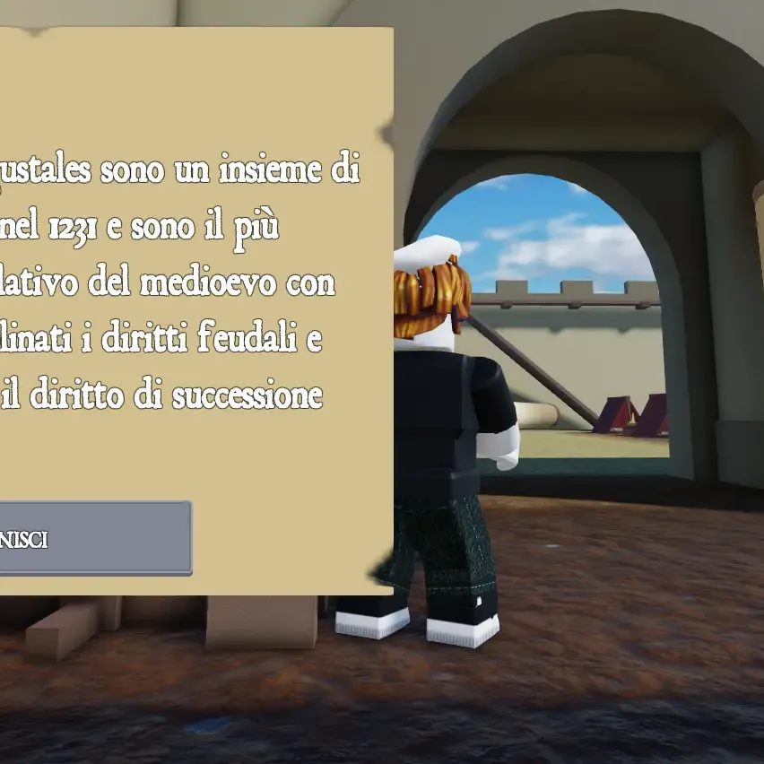 Caccia al tesoro a Melfi, Roblox