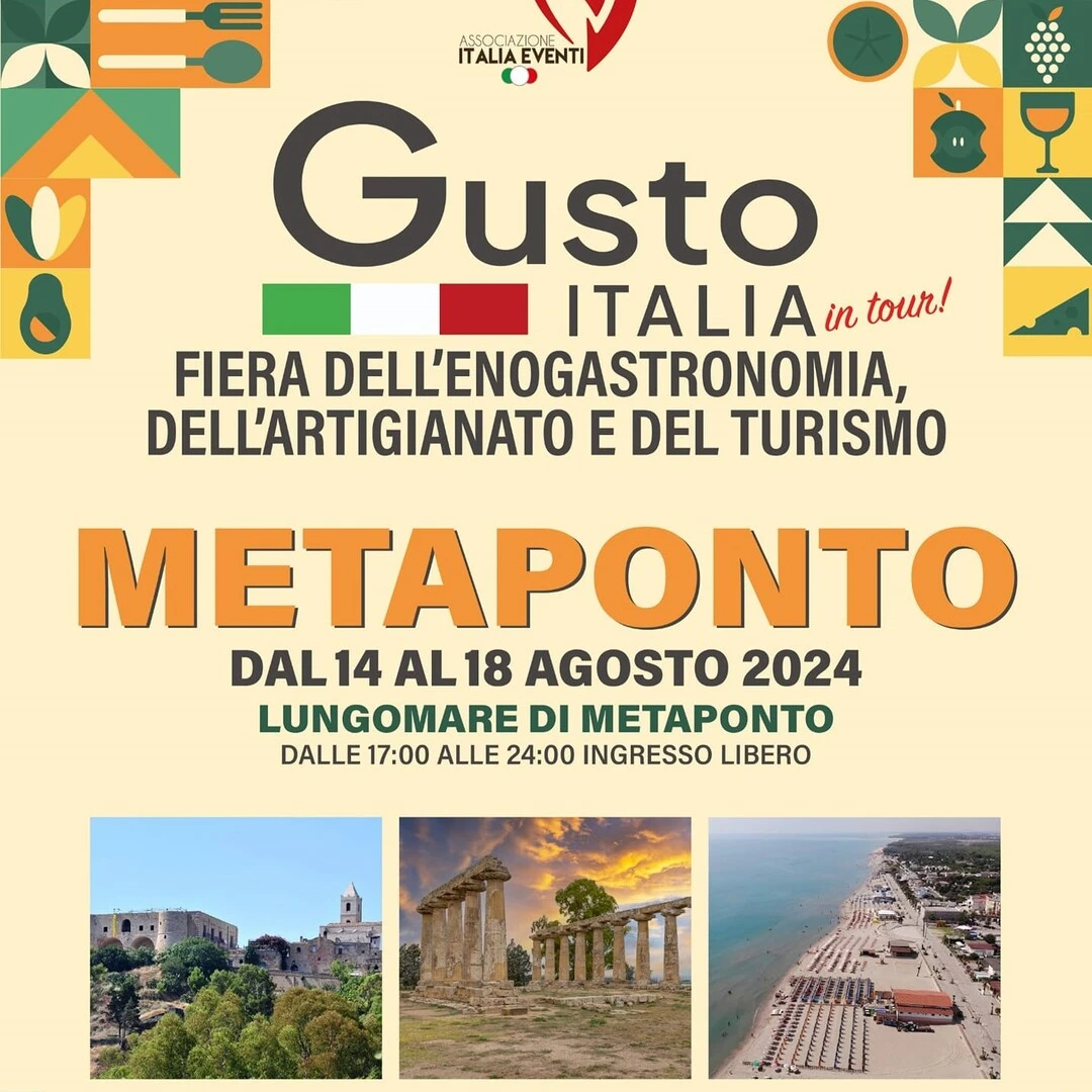 Gusto Italia in tour a Metaponto