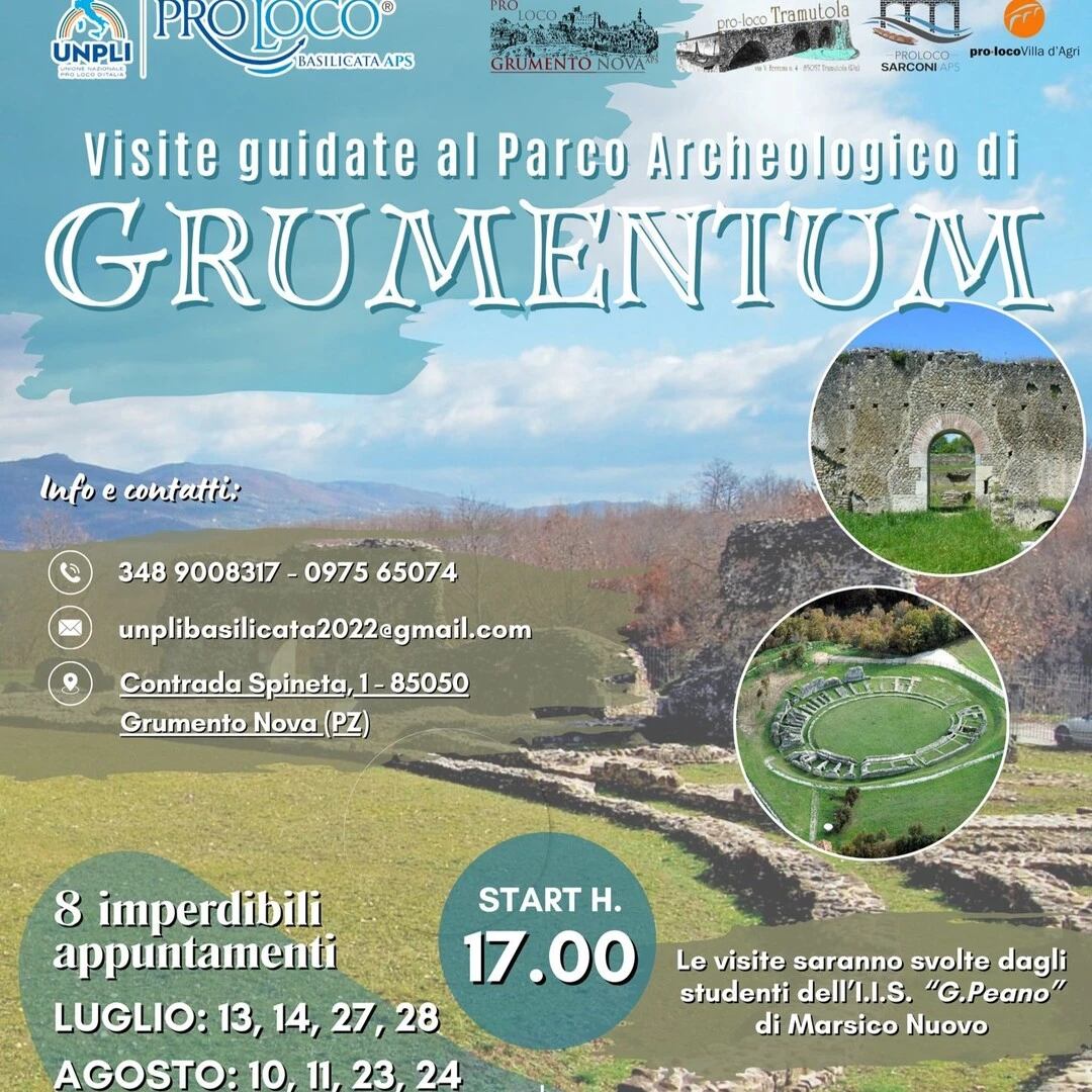 Visite guidate al Parco Archeologico di Grumentum