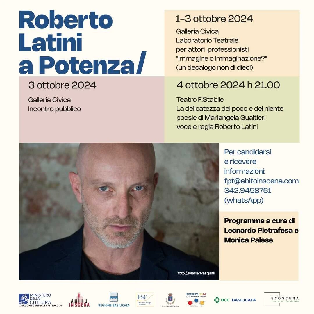 Roberto Latini a Potenza