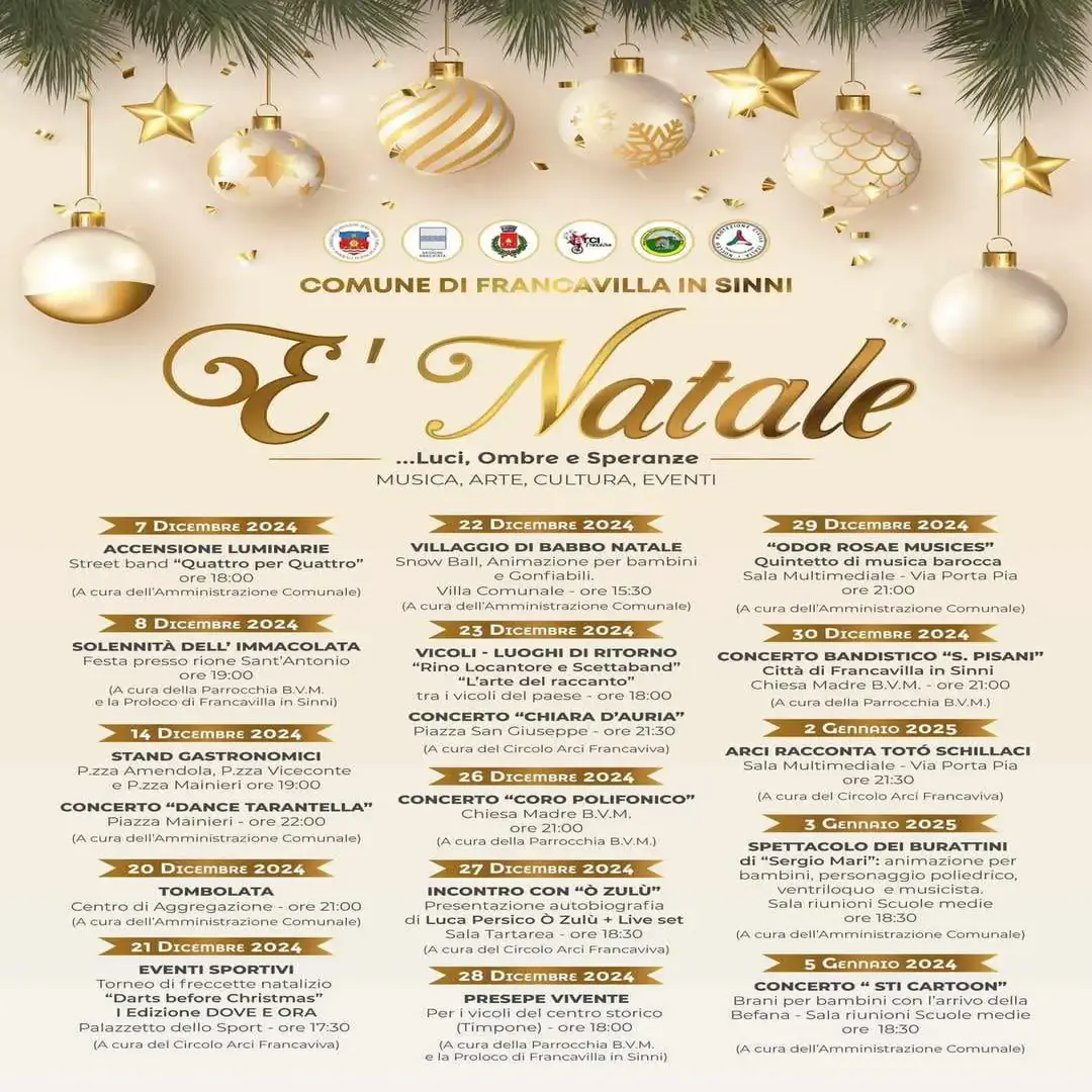 A Francavilla sul Sinni luci, ombre e speranze del Natale