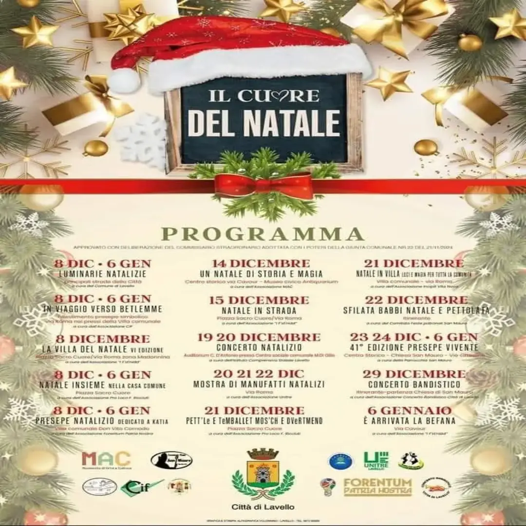 Lavello tocca il Cuore del Natale